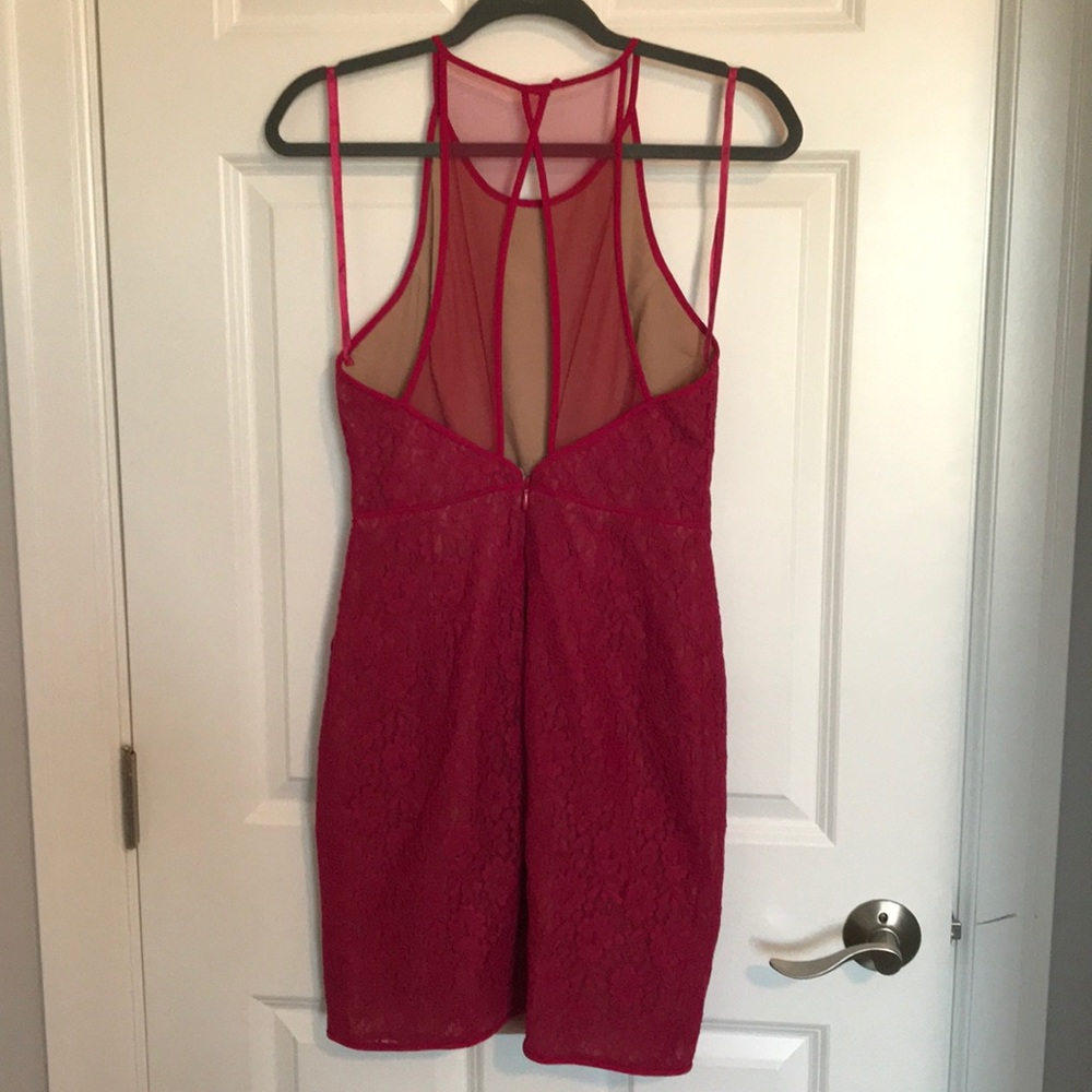NWT BCBG Tenya lace cocktail dress - Picture 4 of 7